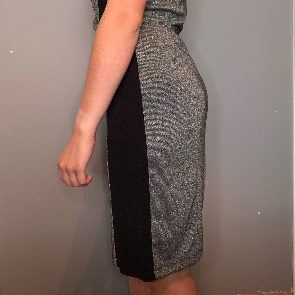 black/silver cocktail dress (NWT) - Picture 2 of 7